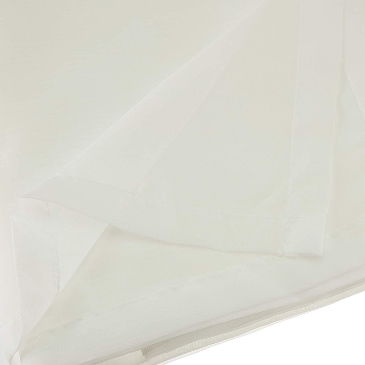 Royale Linens, White Sheer, Bed Canopy Scarf
