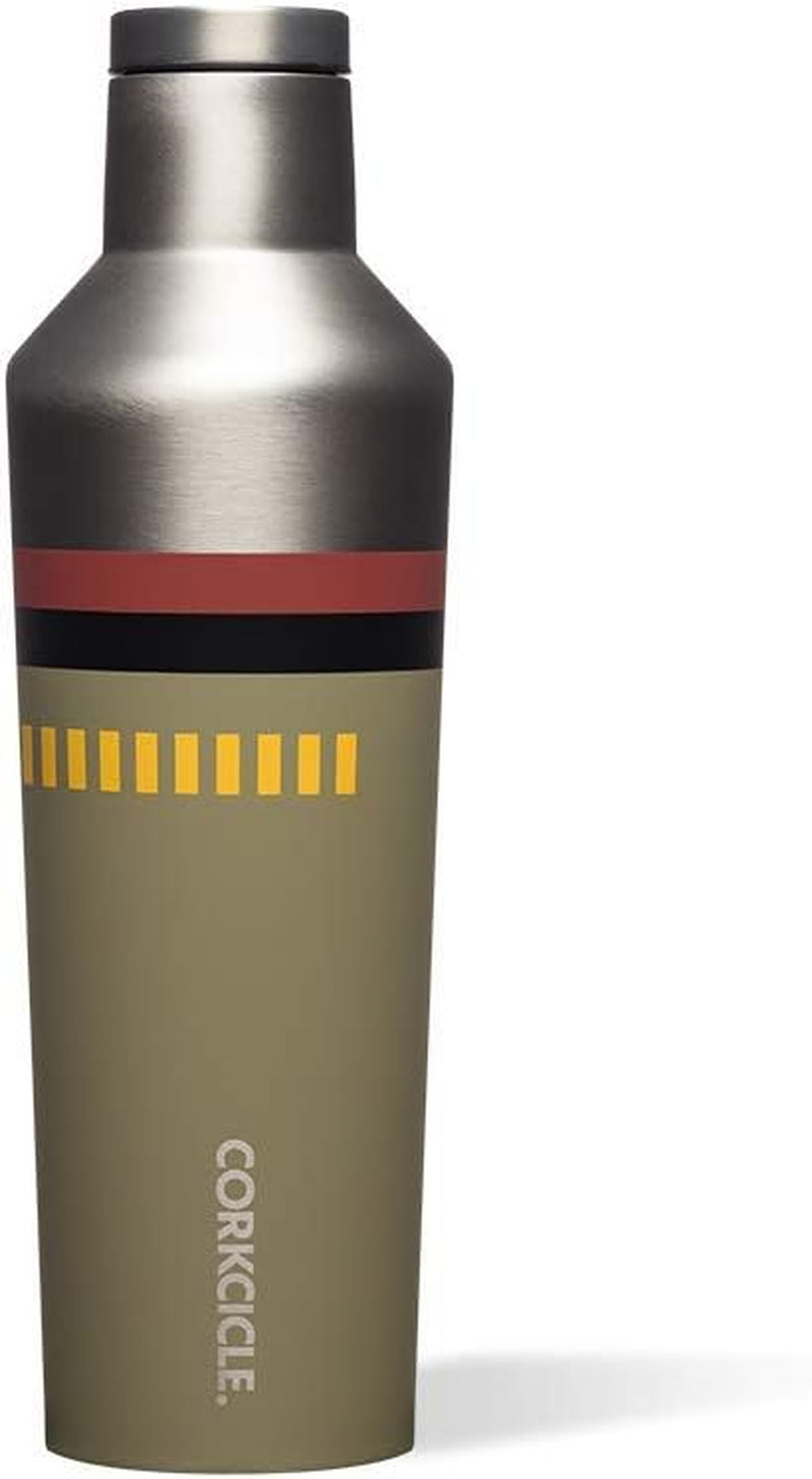 Corkcicle Canteen 16 Oz Star Wars Insulated Stainless Steel Bottle, Boba Fett