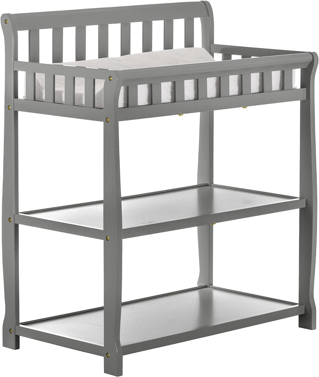 Ashton Changing Table, Steel Grey 34X20X40 Inch (Pack of 1)